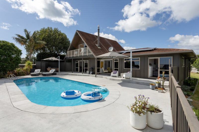 A-Frame Charm with Poolside Living